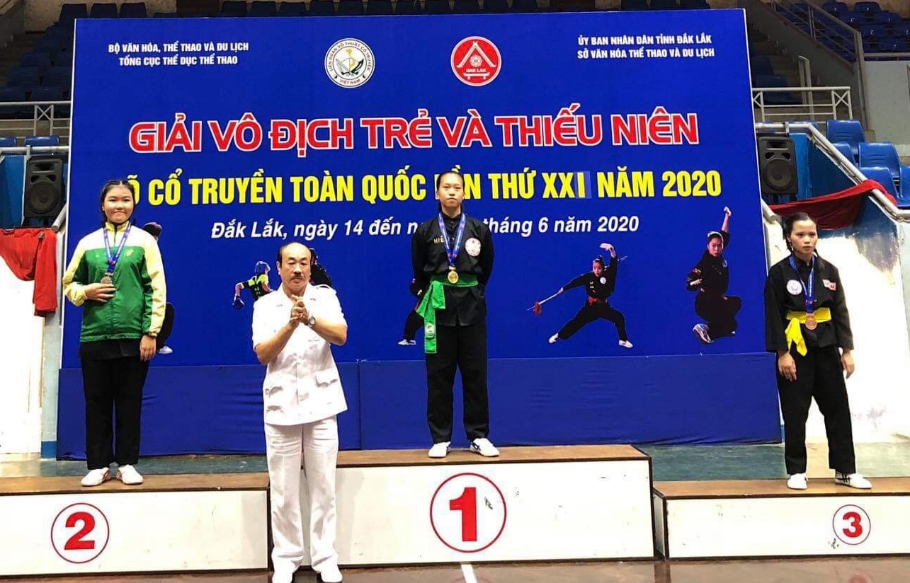 Nghệ An giành 2 HCV tại Giải Vô địch trẻ và thiếu niên Võ cổ truyền toàn quốc lần thứ 21